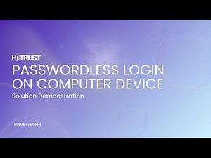 The Passwordless Authentication Experience on PC | Veri FIDO | FIDO2 Passkey Authentication