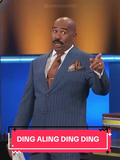 That ding aling ading ding 👀 #autotune #steveharvey #familyfeud #remix