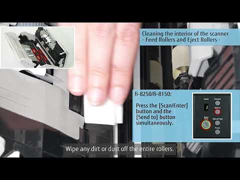Daily Maintenance for Fujitsu fi-8170 Series scanners