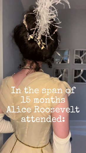 Ive said it before and ill say it again, i want to play Alice Roosevelt. #aliceroosevelt #alicerooseveltlongworth #alice #historicaldrama #history #1900s #americanhistory #teddyroosevelt #edwardianera #edwardianfashion #eveninggown