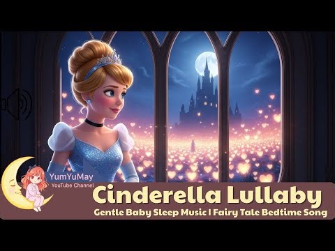 🧚‍♀️ Cinderella Lullaby – Gentle Baby Sleep Music | Fairy Tale Bedtime Song 🎵