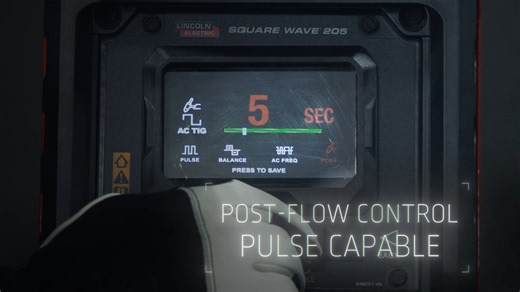 Lincoln Electric on Instagram: "The Square Wave 205's digital interface delivers simple machine control for beginners and advanced parameter adjustment for experienced fabricators. Hit the link in our bio to explore what this incredible machine can do. #WeldRed #WeldRedNation #TIG #Welding #TIGwelding #StickWelding"