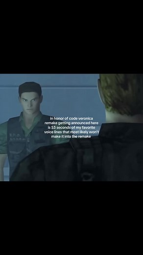 rip cv’s iconic voice acting, you will be deeply missed🕊️ #residentevil #codeveronica #claireredfield #leonskennedy #fyp