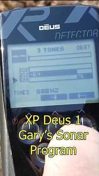 Gary's XP Deus 1 Sonar program.