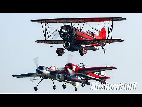 Jet Waco and Yak-110 Double Demo - EAA AIrVenture Oshkosh 2021