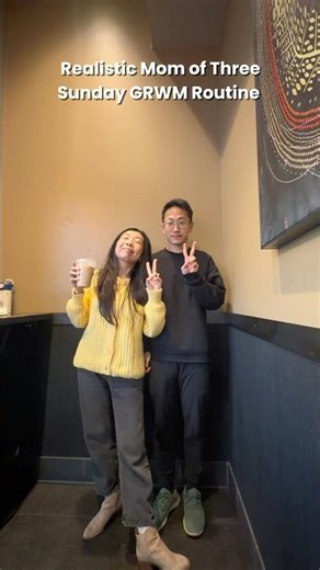 Realistic Sunday GRWM rooting a Mon of 3. #momcreator #sundayvlog #sundayroutine #sunday #montage