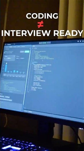 ⌨️Knowing how to code won’t pass your next interview #coding #interviewready #leetcode