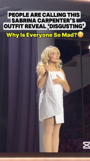 Disgusting or Iconic? Sabrina Carpenter’s Outfit Reveal Sparks Debate #shorts #viral