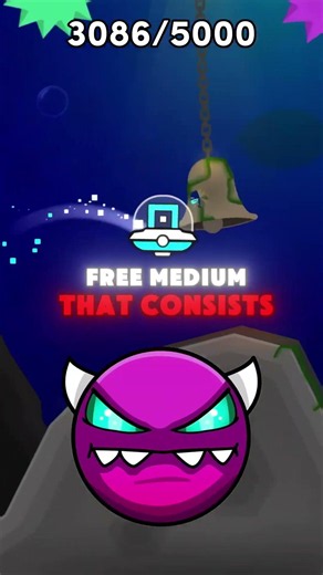 Day 8 of free demons till 5k subs (free medium demon) ufo only #geometrydash #freedemon