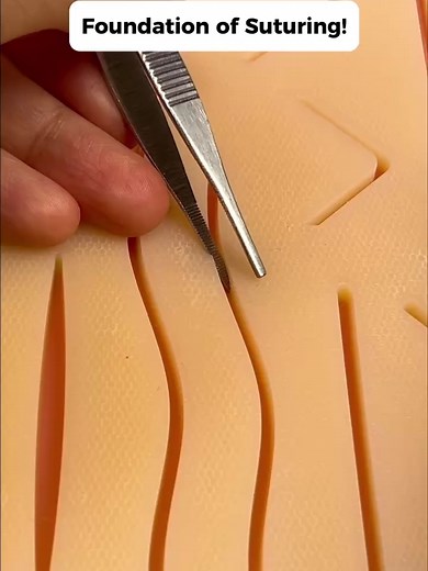 Simple Interrupted Suture — Tutorial #suturing #pastudent #npstudent #medstudent #suture