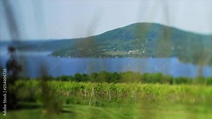 This is a medium shot time lapse of Canandaigua Lake. Canandaigua Lake is the fourth largest of the Finger Lakes in the U.S. state of New York.