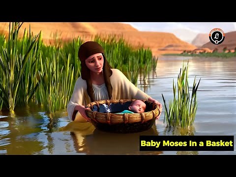 Baby Moses in a Basket - Kids Bible Stories - #kidsstories #biblelessons #sundayschool #biblestudy