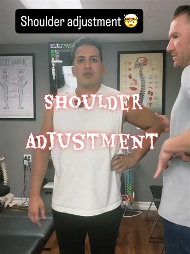 Shoulder Adjustment #asmrchiro #physicalhealth #chiropractor #shoulderadjustment #fyp