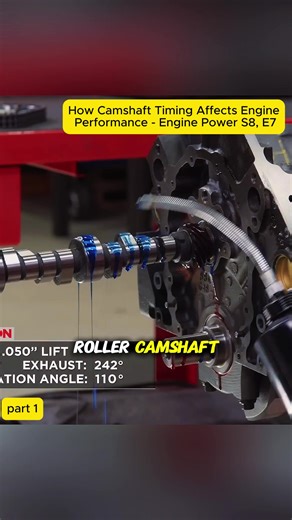 How Camshaft Timing Affects Engine Performance p1#engine #engineering #car #projectcar #fyp