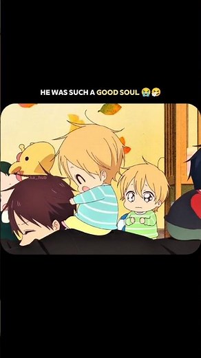 He was such a good soul🤧😭[School Babysitters]#anime #baakahub #kawaii#schoolbabysitters