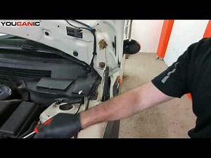 How to Replace the Front Hood Lift Support Struts on a 2002+ Mini Cooper (R56/R57)