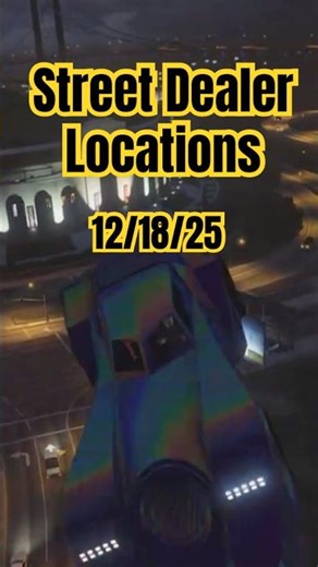 Street Dealer locations 12/18/25 #gta #gta5 #gtav #gamingshorts