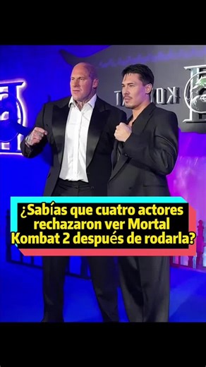 Mortal Kombat¿Sabías que cuatro actores rechazaron ver Mortal Kombat 2 después de rodarla?¡No te imaginas lo absurda que es la razón del último!#tiktoktvfilmcontest#characterstudy#KarlUrban#mortalkombat2#fyp