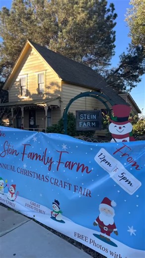 Gifts, eats and treats today at our Christmas Craft Fair. Santa at 2 o’clock. Hope to see you down on the farm.🤠 | The Stein Family Farm