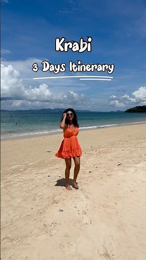 Best Krabi Itinerary for 3 days with accommodation details ✨Thailand Places to visit