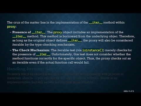 Exploring the weakref.proxy Object: Why is it Considered Iterable?