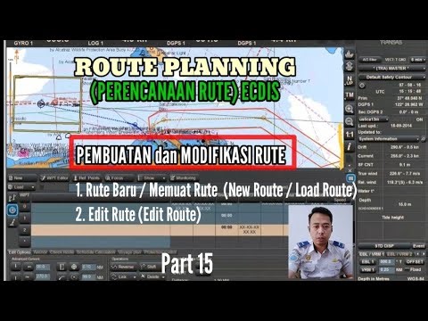 ECDIS Part 15 | ROUTE PLANNING (New Route / Load Route ) by ‪@A.Andra_Arif_Paturusi‬