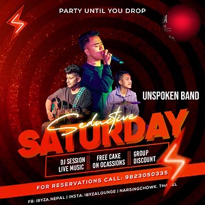 ibyzalounge Feel Free for reservation: 9823050335 ◆ Everyday Live Music* DJ session from 11:45 to till morning Make us your Celebration Partner FOLLOW US ON INSTAGRAM https://www.Instagram.com/ibyzalounge #ibyzaloungeandbar #ibyzanepal #partyuntilyoudrop #lounge #bar #club #disco #music #food #djsession #djmusic #kathmandu #thamel | Ibyza Lounge & Bar | Facebook