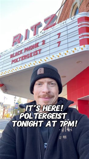 4K views · 48 reactions | Fright night continues with Poltergeist tonight at 7 PM along with Black Phone 2 playing at 7 PM! See you at the movies! #ritztheater | The Ritz Theater, Clearfield | Facebook