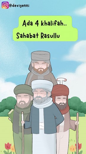4 Khalifah sahabat Rasulullah 😍😍 #laguanak #laguanakindonesia #sahabatnabi #laguislami #parenting