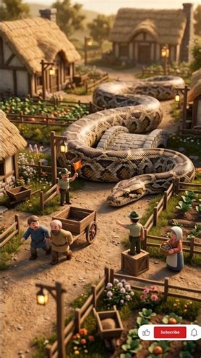 The Giant Hand stops a killer python! 😱🐍 #shorts