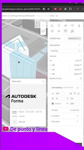 How to automate plant design in Autodesk Forma | Line Building