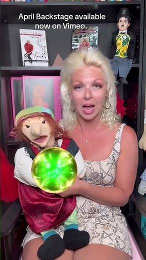 “April Backstage,” my comedy TV special is currently available on Vimeo. 🎃❤️🎃#comedy #comedian