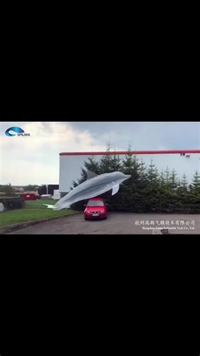 Amazing Flying Dolphin: Transparent, Inflatable, and Remote-Controlled! It becoming green dolphin, white dolphin, blue dolphin... The dolphin draped in white clouds... If one day it flies into the rainbow, will it bring the rainbow back? #inflatble #factory #Customized #business #Shapedballoon #remotecontrol #dolphin #flyingtoy