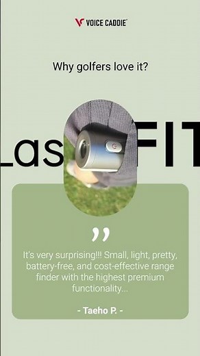 Voice Caddie Laser Fit rangefinder review #golf #voicecaddie