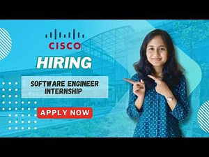 Cisco Hiring Software Engineer Interns | Software Engineering Women Internship