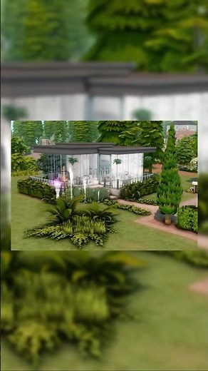 ✨ MODERN STARTER home using only base game + realm of magic! #sims4