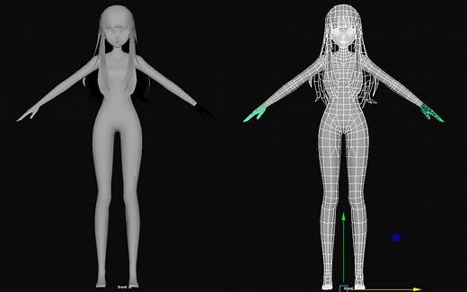 【精藏】B站最完整3DMAX女性人物身体建模布线教程 新手放心上车（一）