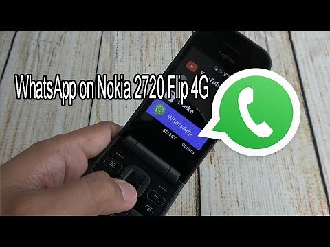 Nokia 2720 Flip 4G | WhatsApp test