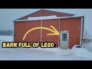 Let's clean up my giant Lego barn and get ready for another busy week of Lego fun