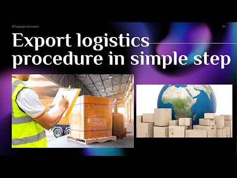 Export logistics procedure in simple step