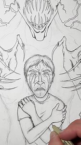 Inking The Demon of Distress #inking #inkingart #penandink #darkart #darkartist | Pen Ink Blood