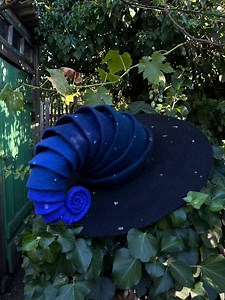 Witch Hat, Wizard Hat, Felt Hat Black Blue Night Sky,felt Hat Wool, Halloween Costume, Witch Costume, Larp Hat, Cosplay, CUSTOM Made,cosplay - Etsy