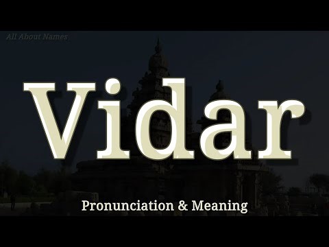 Vidar: American vs. British Pronunciations (With Meaning)