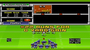 【MD游戏回顾353】约翰麦登橄榄球92 游戏视频 John Madden Football '92 - Dallas vs. Philadelphia
