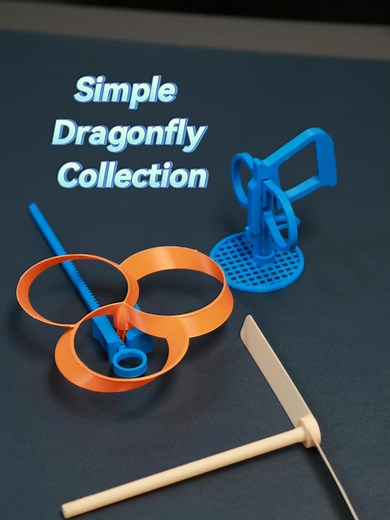 These are the most simple dragonflies that everyone can try! Explore the stunning 3D-printed dragonfly collection. Model: dragonfly collection Design: ultimate #3d #diy #fyppage #print #creality #funnyy #viralditiktok