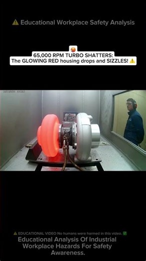 ⚠️ 65,000 RPM Turbocharger STRUCTURAL FAILURE 🤯#shorts