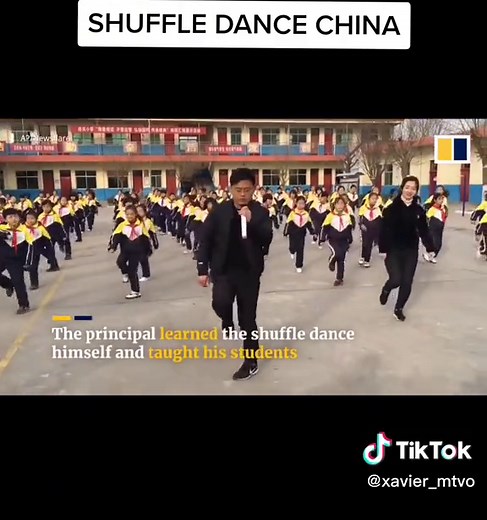 Chinese Shuffle Dance Tutorial and School Dance