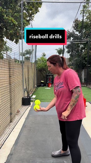 drills to help with your riseballs! #softball #softballlife #softballtiktoks #softballgirl #trending #xyzabc #foryou #riseball