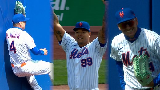 Albert Almora Jr.'s leaping catch
