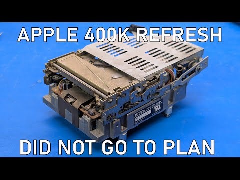 Apple 400k Single Sided Floppy Drive Refresh